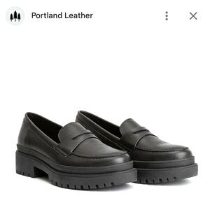 Portland Leather Zoe Chunky Loafers size 8.5